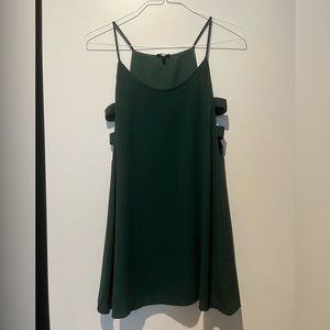 Tobi XS mini dress - dark/hunter green